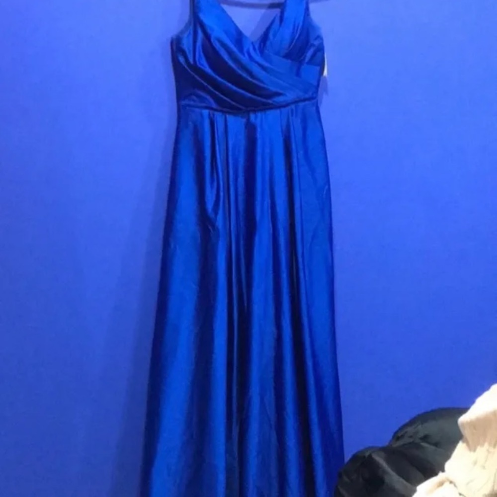 Royal blue formal dress